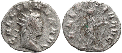 Ancient Roman coin of Gallienus - LAETITIA AVG
